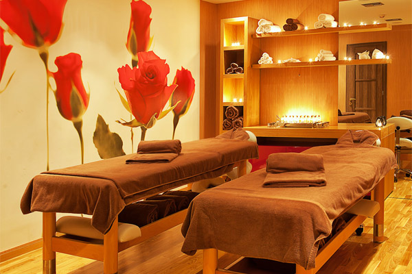 Spa massage room