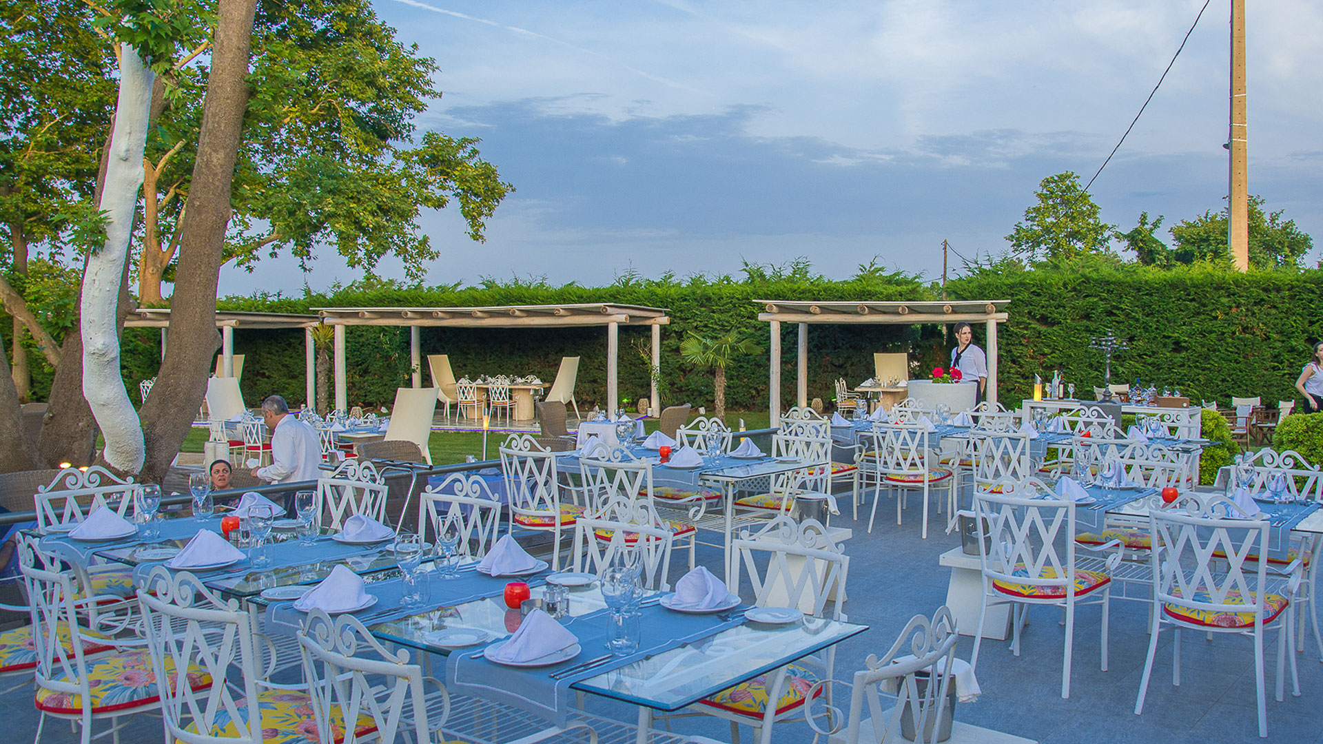 Elia Restaurant outdoor terrace
