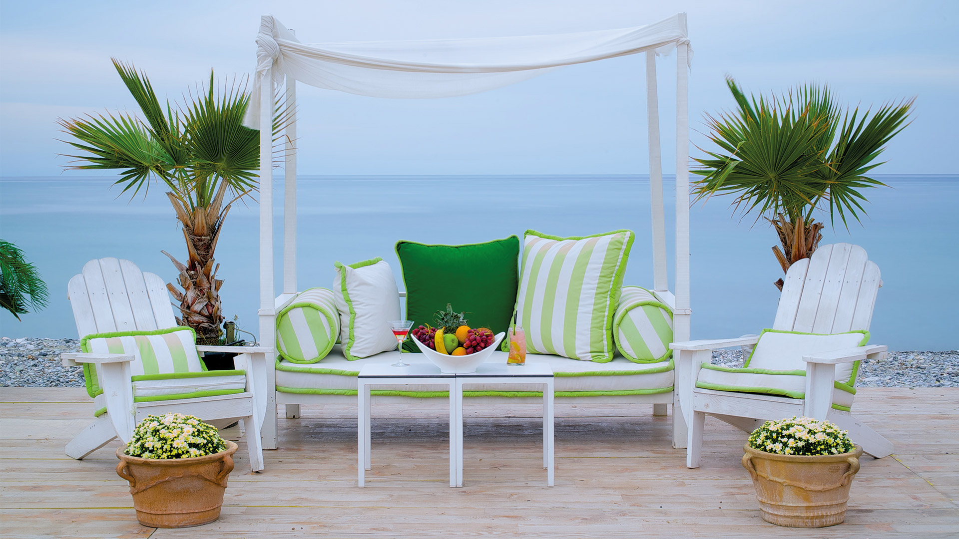Beach terrace